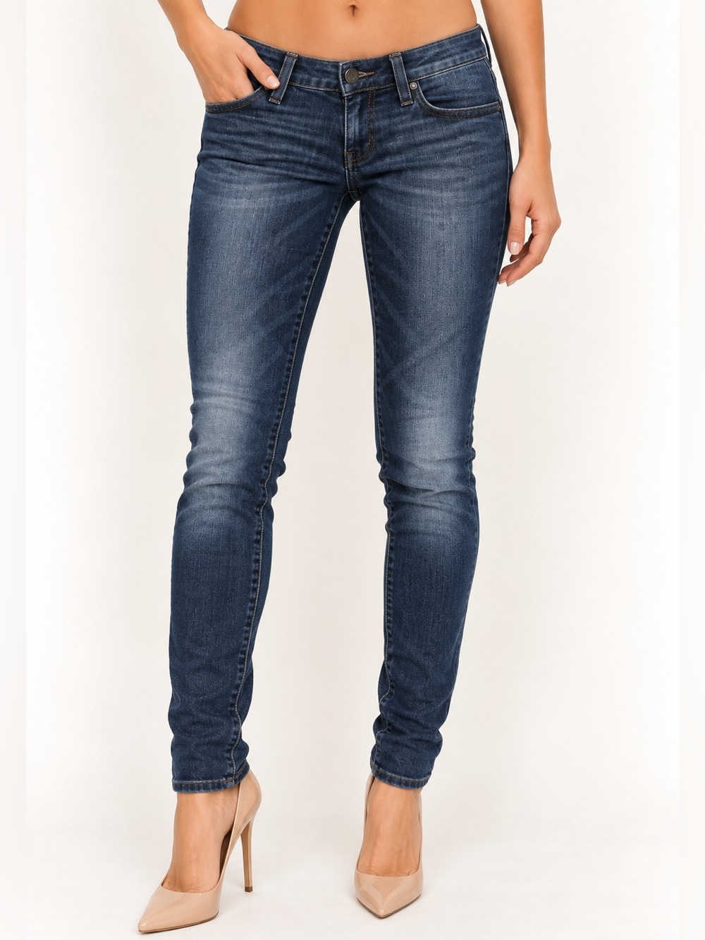 Re Rock for Express Skinny Low Rise Jeans